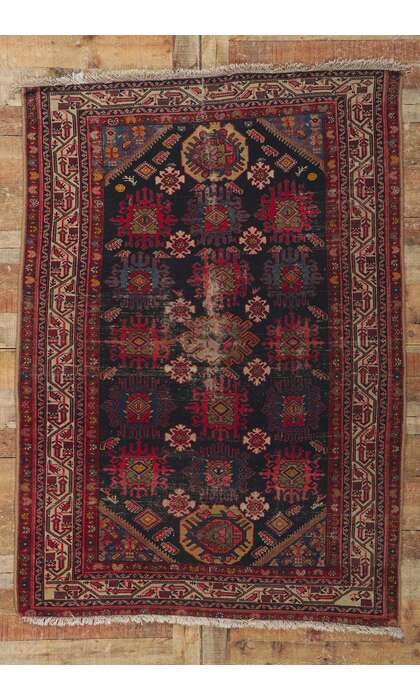 4 x 6 Antique Persian Malayer Rug 78177