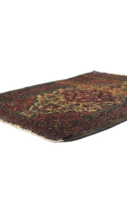 3 x 5 Antique Persian Sarouk Farahan Rug 78194