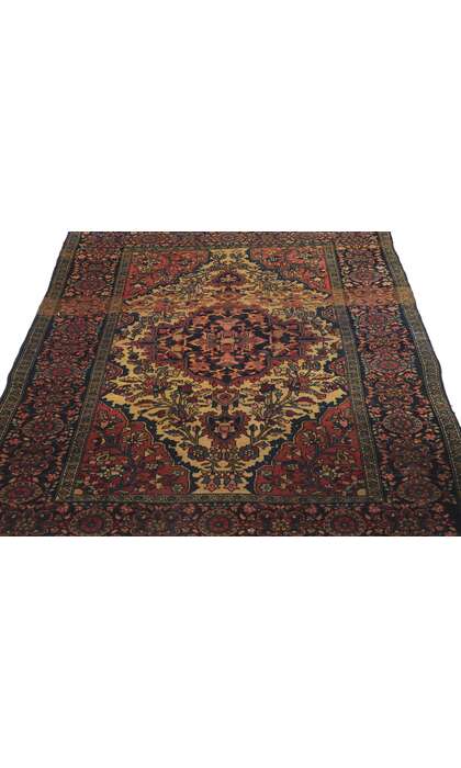 3 x 5 Antique Persian Sarouk Farahan Rug 78194