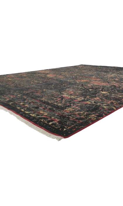 9 x 12 Contemporary Distressed Rug 30710