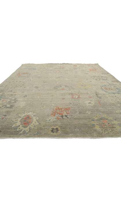 9 x 12 Vintage-Inspired Oushak Rug 30716