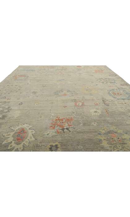 9 x 12 Vintage-Inspired Oushak Rug 30716