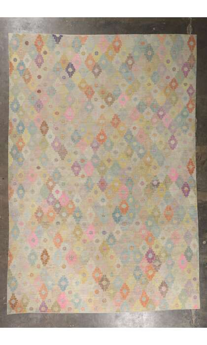 12 x 18 Colorful Oushak Rug 53779