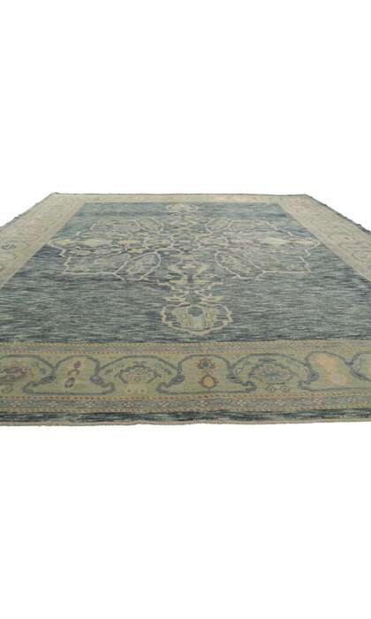 12 x 15 Contemporary Turkish Oushak Rug 53780