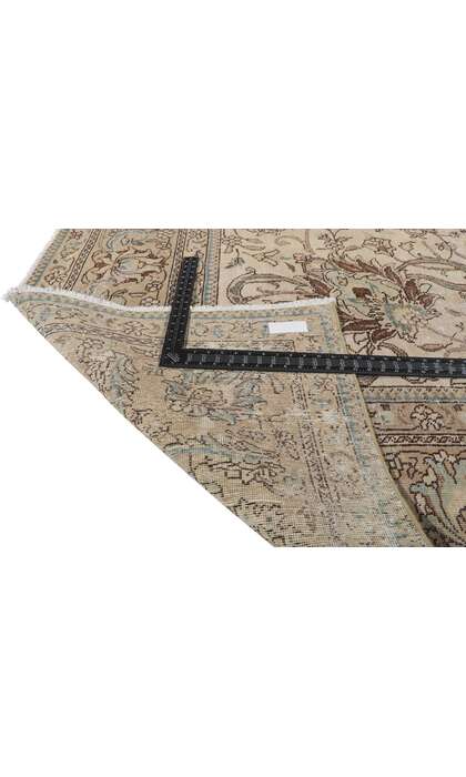 10 x 13 Vintage Persian Tabriz Rug 61015