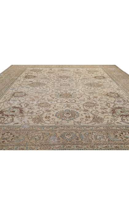 10 x 13 Vintage Persian Tabriz Rug 61015