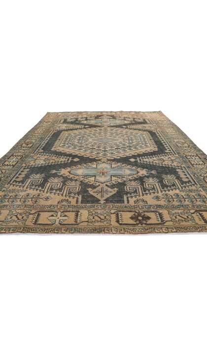 7 x 10 Vintage Persian Viss Rug 61018
