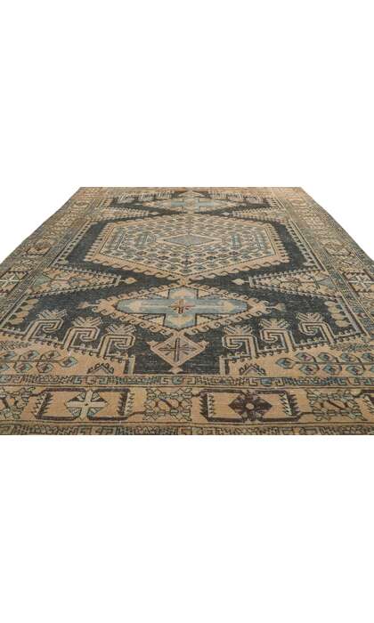 7 x 10 Vintage Persian Viss Rug 61018