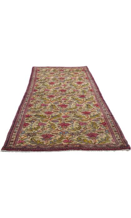 3 x 10 Vintage Persian Qum Runner 61020