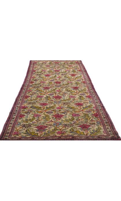3 x 10 Vintage Persian Qum Runner 61020