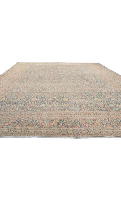 11 x 16 Distressed Antique Persian Kerman Rug 61024