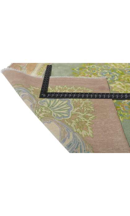 13 x 20 Vintage Persian Isfahan Rug with French Romanticism and Louis XIV Style 61025