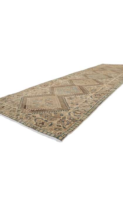 4 x 13 Vintage Persian Hamadan Runner 61026