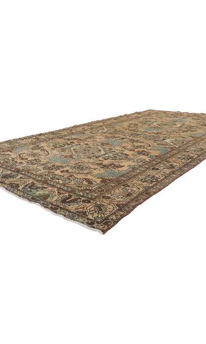 5 x 10 Vintage Persian Bakhtiari Rug 61029