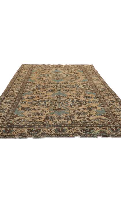 5 x 10 Vintage Persian Bakhtiari Rug 61029