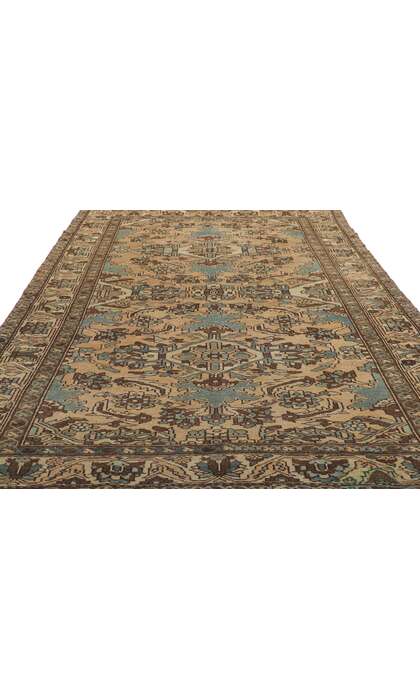 5 x 10 Vintage Persian Bakhtiari Rug 61029