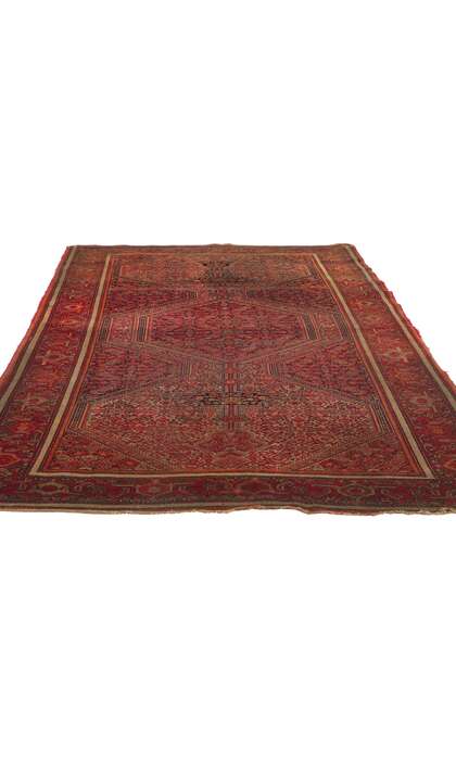 5 x 7 Antique Persian Malayer Rug 73287
