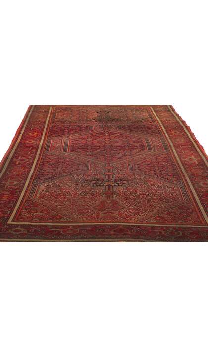 5 x 7 Antique Persian Malayer Rug 73287