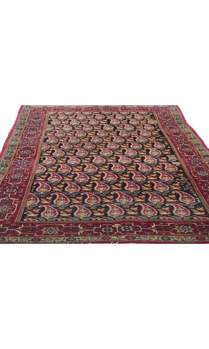 4 x 7 Antique Persian Kerman Rug 76946