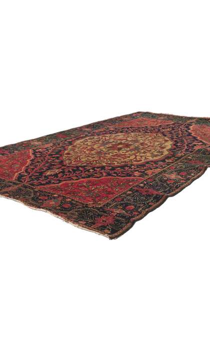 4 x 6 Antique Persian Farahan Rug 76975