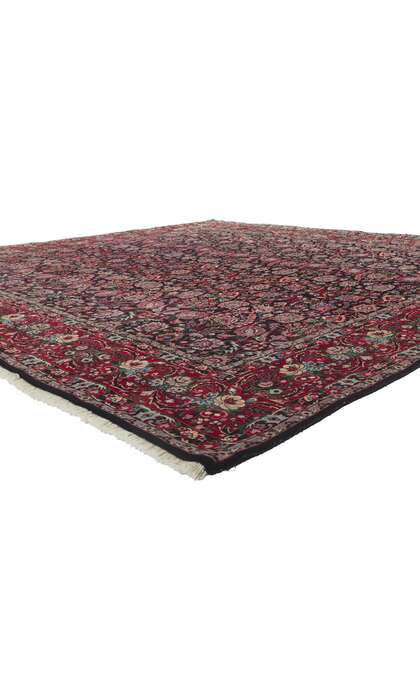 10 x 10 Vintage Persian ​Tekab​ Bijar Rug with All-Over Design 78161