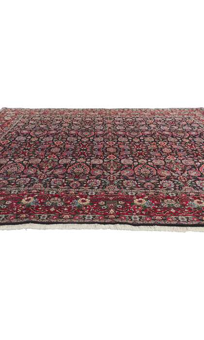 10 x 10 Vintage Persian ​Tekab​ Bijar Rug with All-Over Design 78161