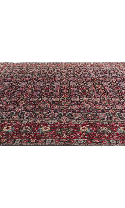 10 x 10 Vintage Persian ​Tekab​ Bijar Rug with All-Over Design 78161