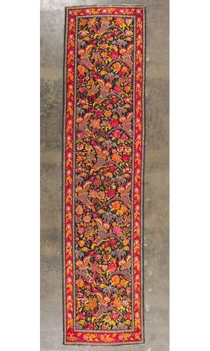 4 x 16 Antique Caucasian Karabakh Runner 78186