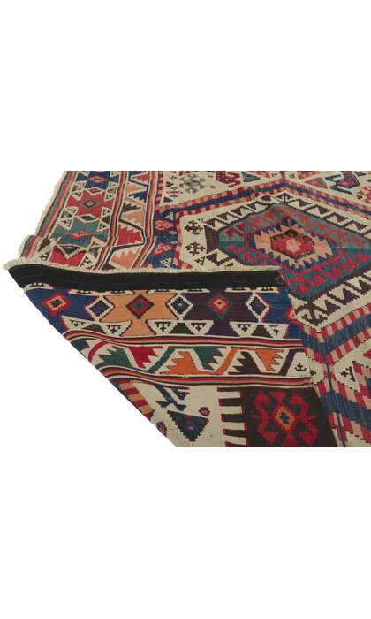 5 x 11 Antique Caucasian Kilim Rug 78190