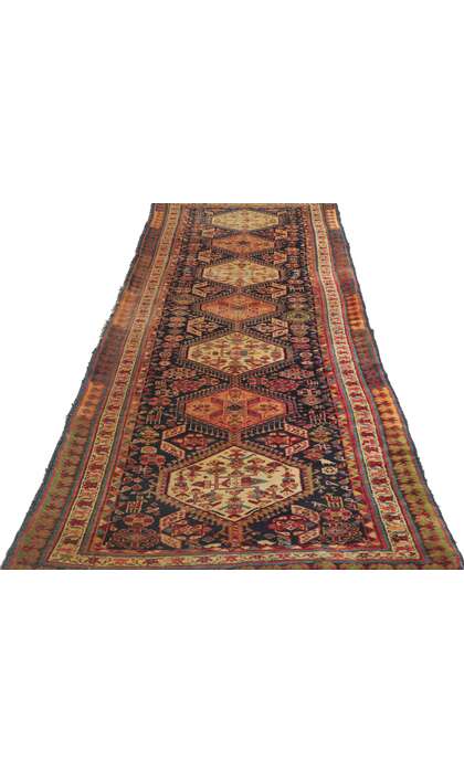 3 x 9 Antique Persian Northwest Rug 78195