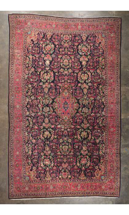 13 x 20 Antique Persian Malayer Rug 78201