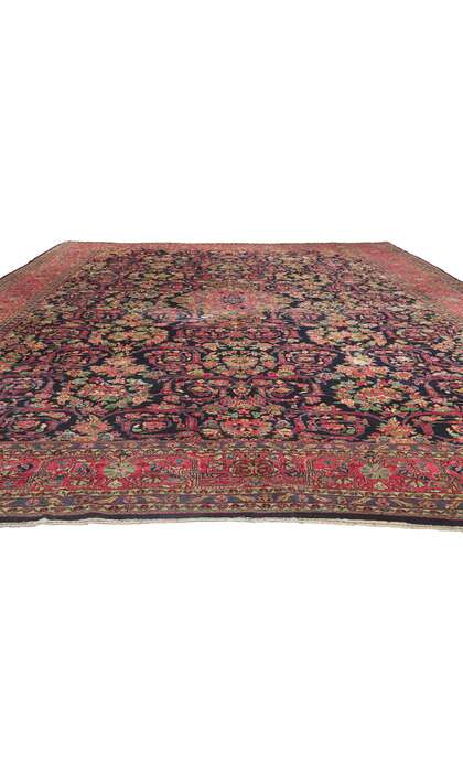 13 x 20 Antique Persian Malayer Rug 78201