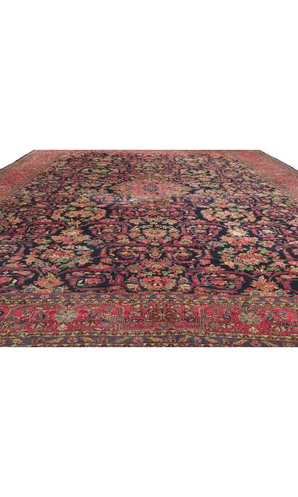 13 x 20 Antique Persian Malayer Rug 78201