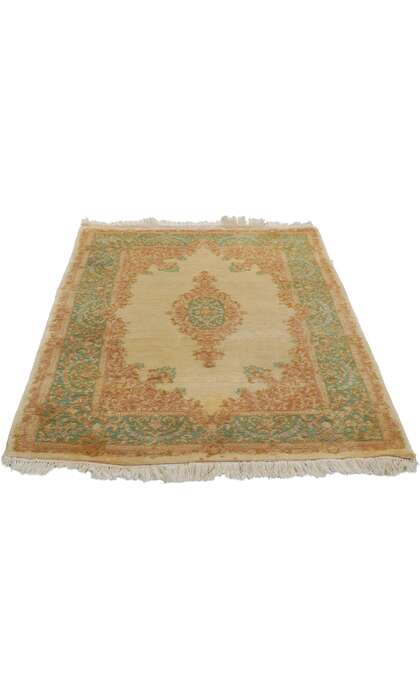 3 x 5 Vintage Persian Kerman Rug 78202