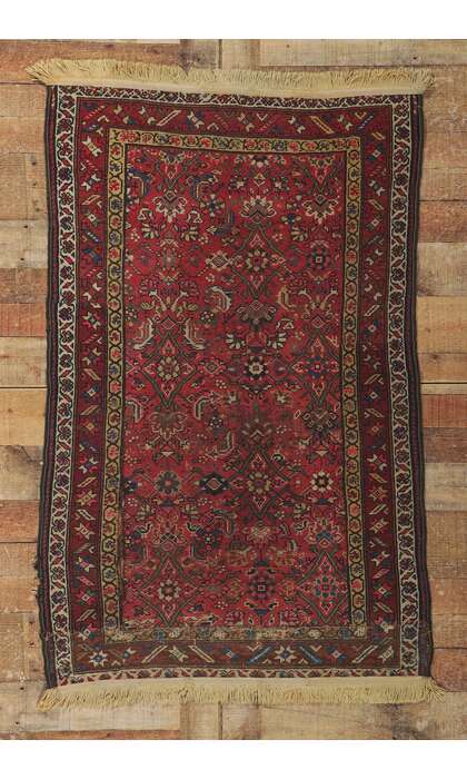 3 x 5 Antique Persian Hamadan Rug 78214