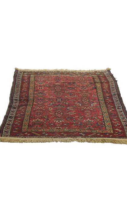 3 x 5 Antique Persian Hamadan Rug 78214