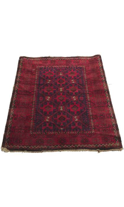 2 x 3 Vintage Persian Turkoman Rug 78215