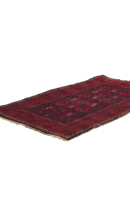 2 x 4 Vintage Persian Turkoman Rug 78216