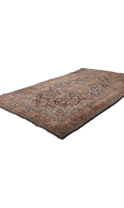 3 x 5 Vintage Persian Silk Qum Rug 78218