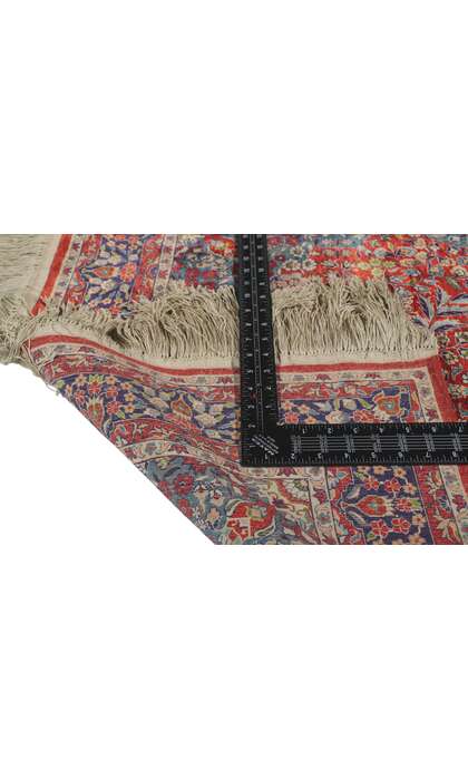 3 x 5 Vintage Silk Qum Rug 78219