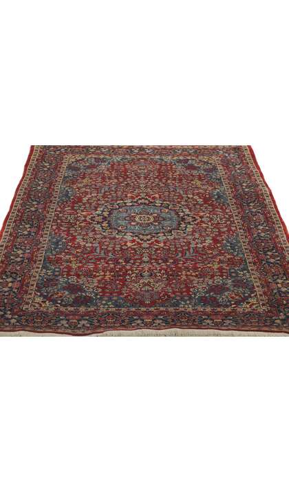 3 x 5 Vintage Silk Qum Rug 78219