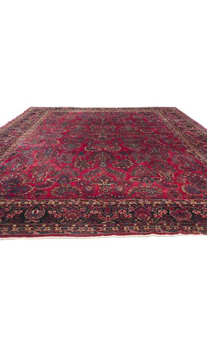 10 x 17 Antique Persian Sarouk Rug 78223