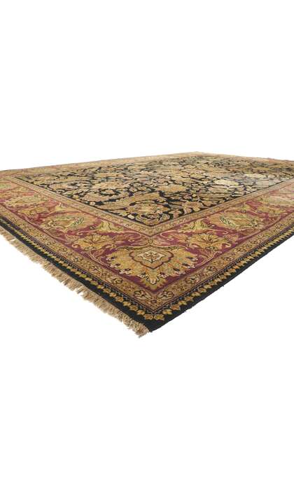 12 x 18 Vintage Indian Rug 78226