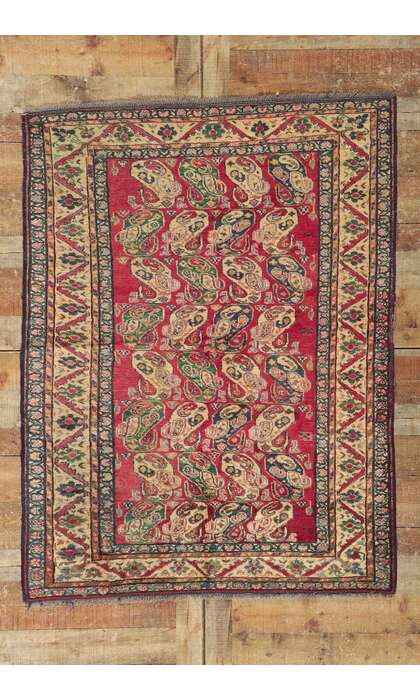 4 x 6 Vintage Afghani Rug 78228