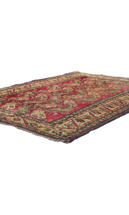 4 x 6 Vintage Afghani Rug 78228