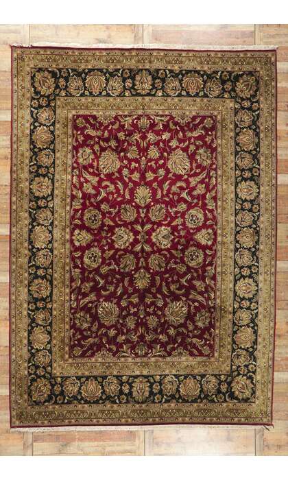 10 x 14 Vintage Indian Rug 78230