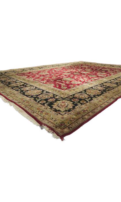 10 x 14 Vintage Indian Rug 78230