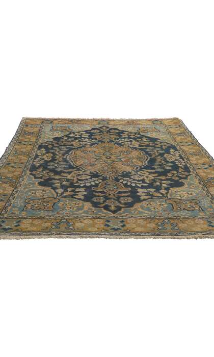 4 x 6 Antique Persian Tabriz Rug 78240