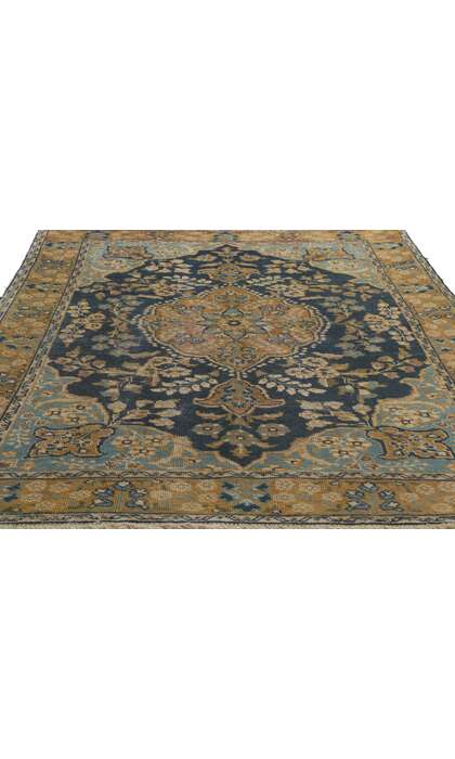 4 x 6 Antique Persian Tabriz Rug 78240
