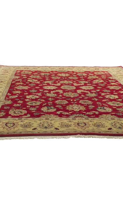 8 x 10 Vintage Red Indian Rug 78241